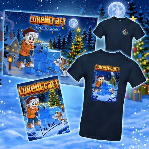Winter mit LukeUCraft T-SHIRT ADVENTSKALENDER-BUNDLE