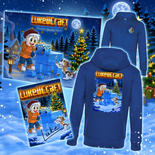 Winter mit LukeUCraft HOODIE ADVENTSKALENDER-BUNDLE