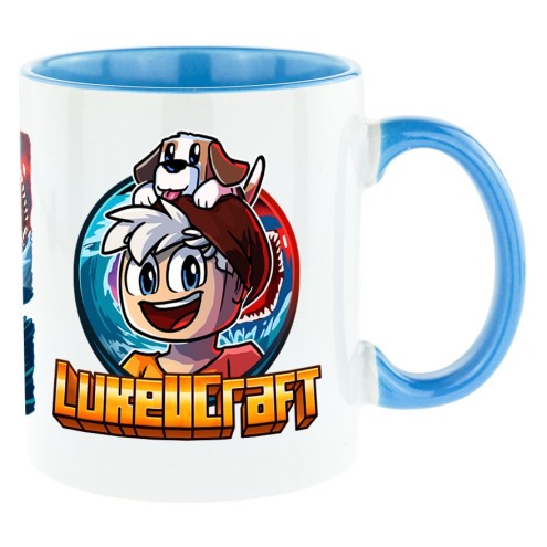 Meer Horror Bi-Color Tasse hellblau